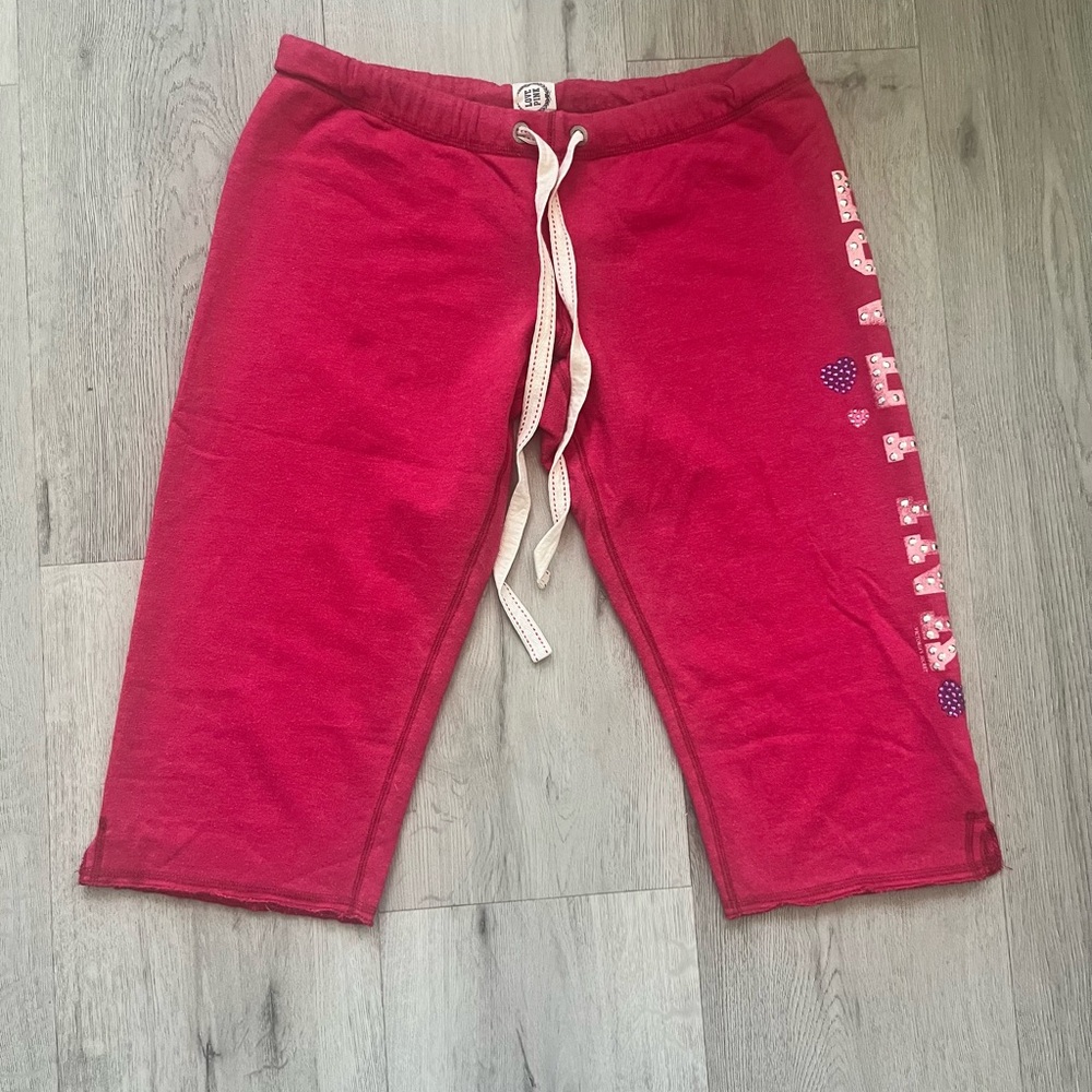 PINK Victoria's Secret Red Bermuda shorts